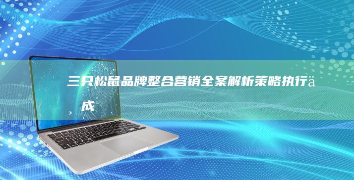 三只松鼠品牌整合营销全案解析：策略、执行与成效